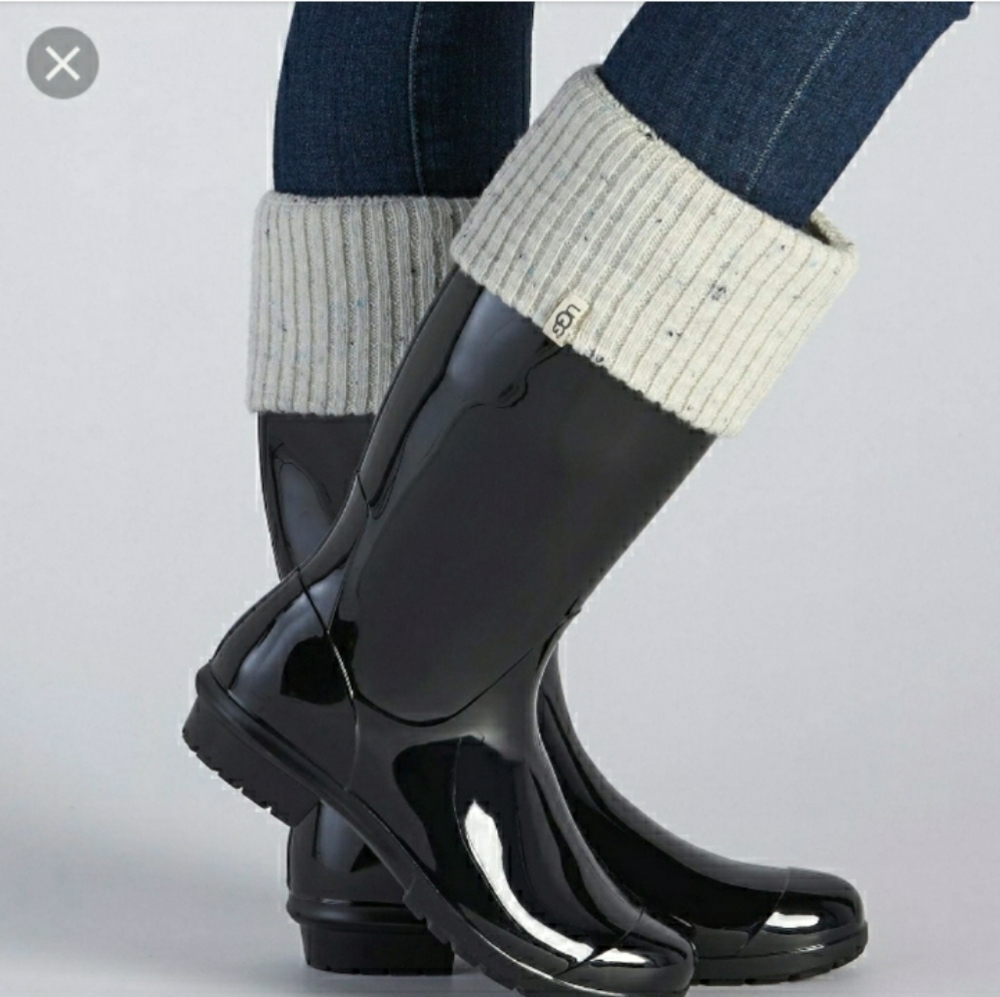 **HP**NIB UGG Shaye Tall Rainboot Socks - Picture 2 of 10